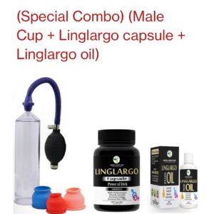 (Special Combo) (Male Cup + Linglargo capsule + Linglargo oil)